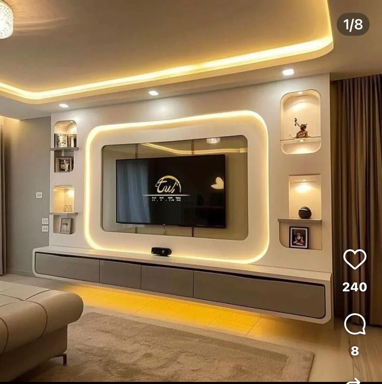 Modern & Space-Efficient Entertainment Centers Image 1